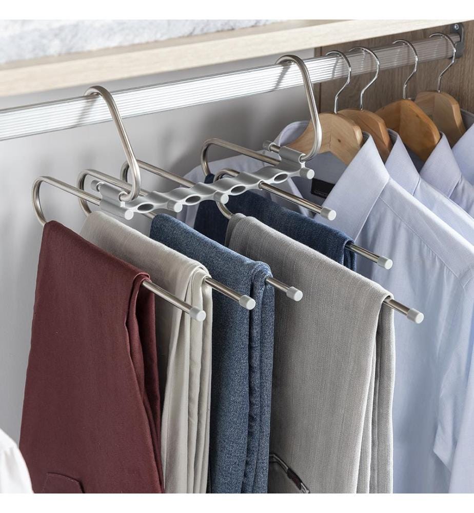 Cintre Multiple 5 en 1 - Gris