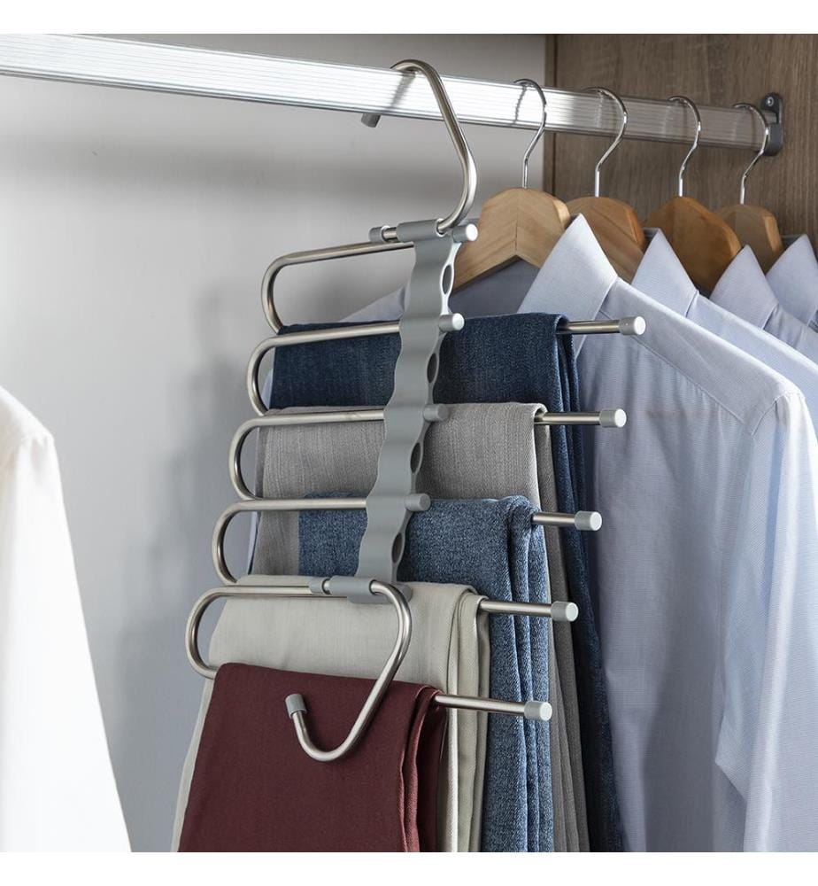 Cintre Multiple 5 en 1 - Gris