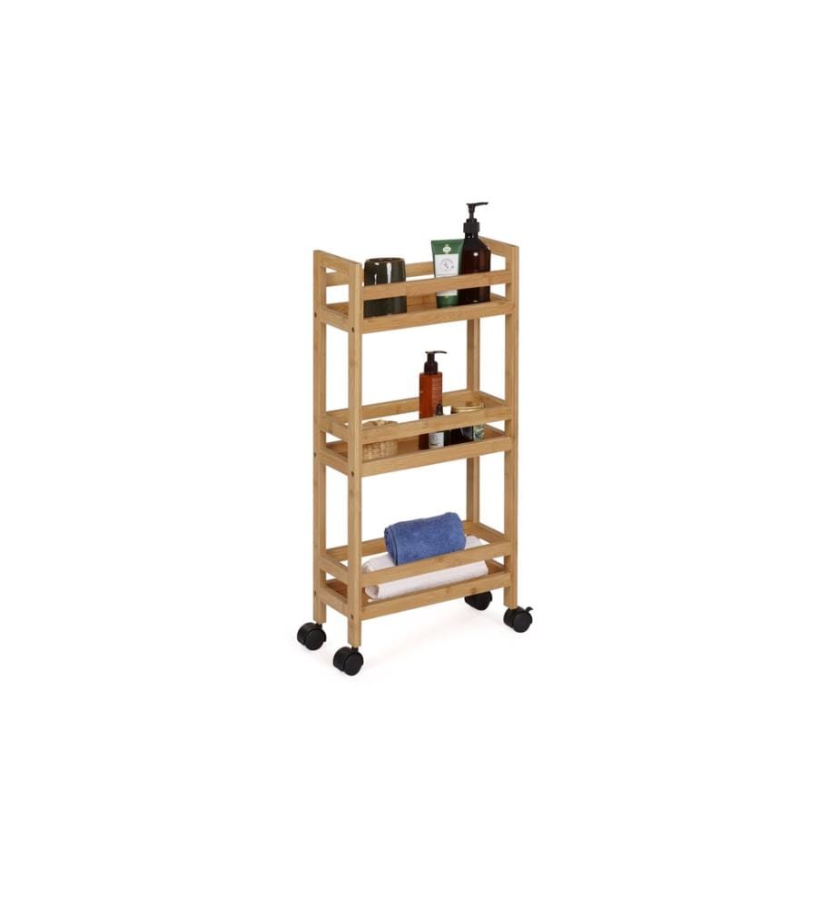Beistelltisch Maya 36 x 15 x 74.5 cm - Braun & Schwarz