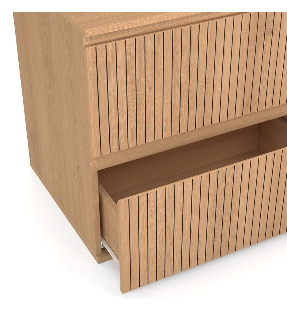 Waschtischunterschrank Faustine 2 Schubladen