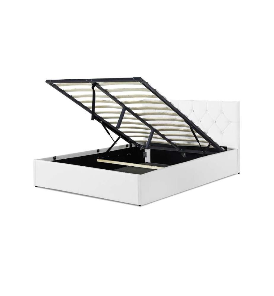 Boxbett mit Lattenrost Hannah 140x190 cm - Weiss