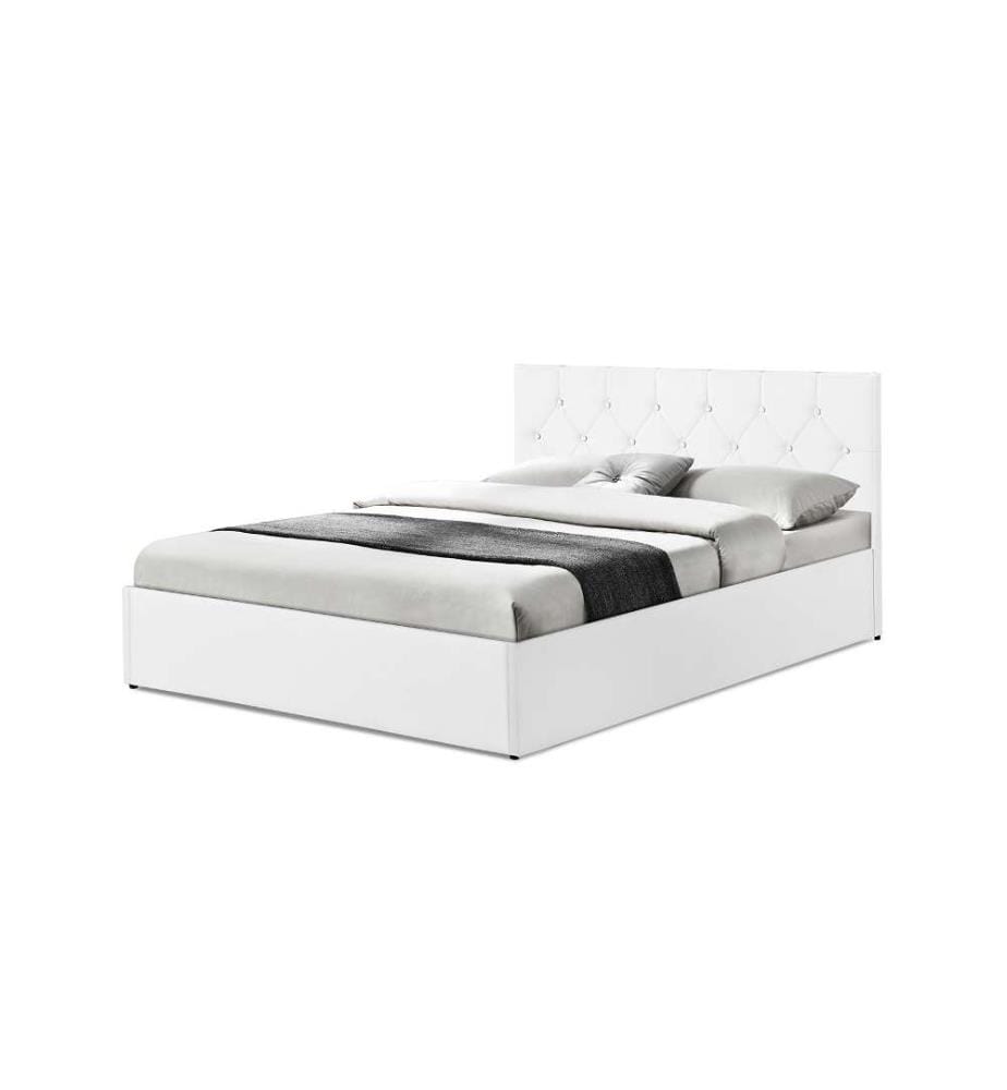 Boxbett mit Lattenrost Hannah 140x190 cm - Weiss
