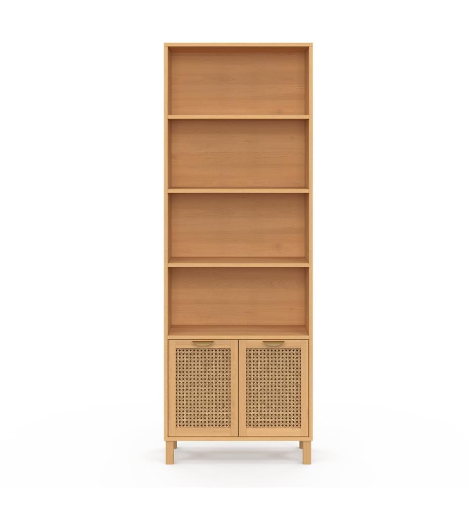 Scaffale in canna a 5 livelli Eve - Marrone