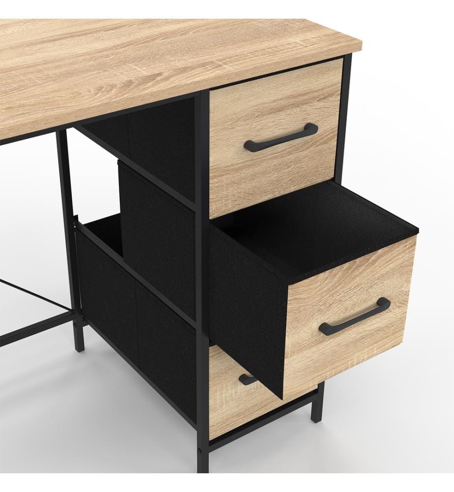 Schreibtisch Iris 3 Schubladen