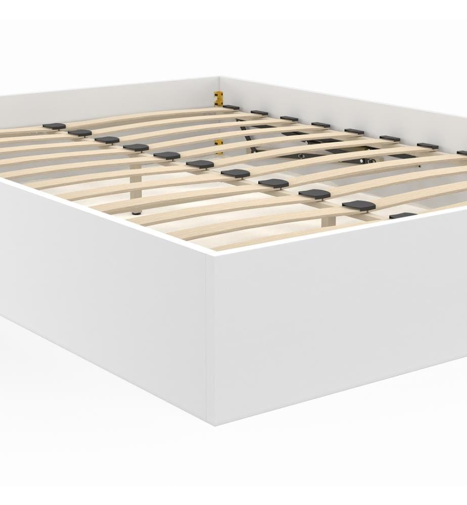 Kastenbett Malta mit Bettkasten 160x200cm - Weiss