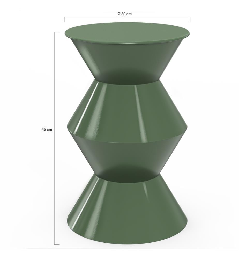 Beistelltisch – Irène – Khaki-Grün