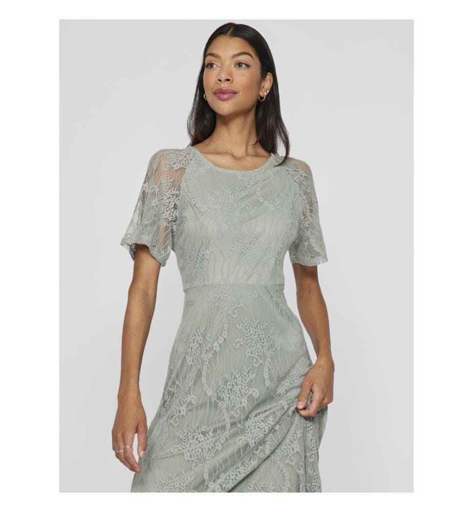 Langes Kleid - Grünes Milieu