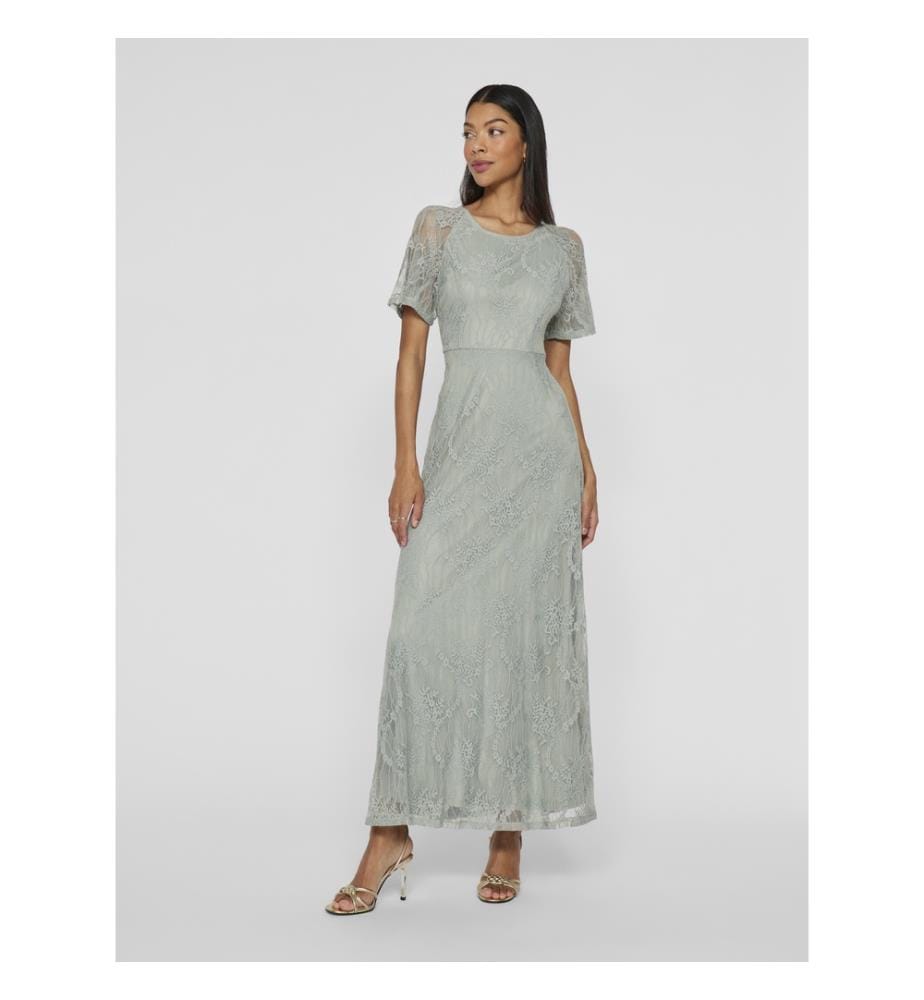 Langes Kleid - Grünes Milieu