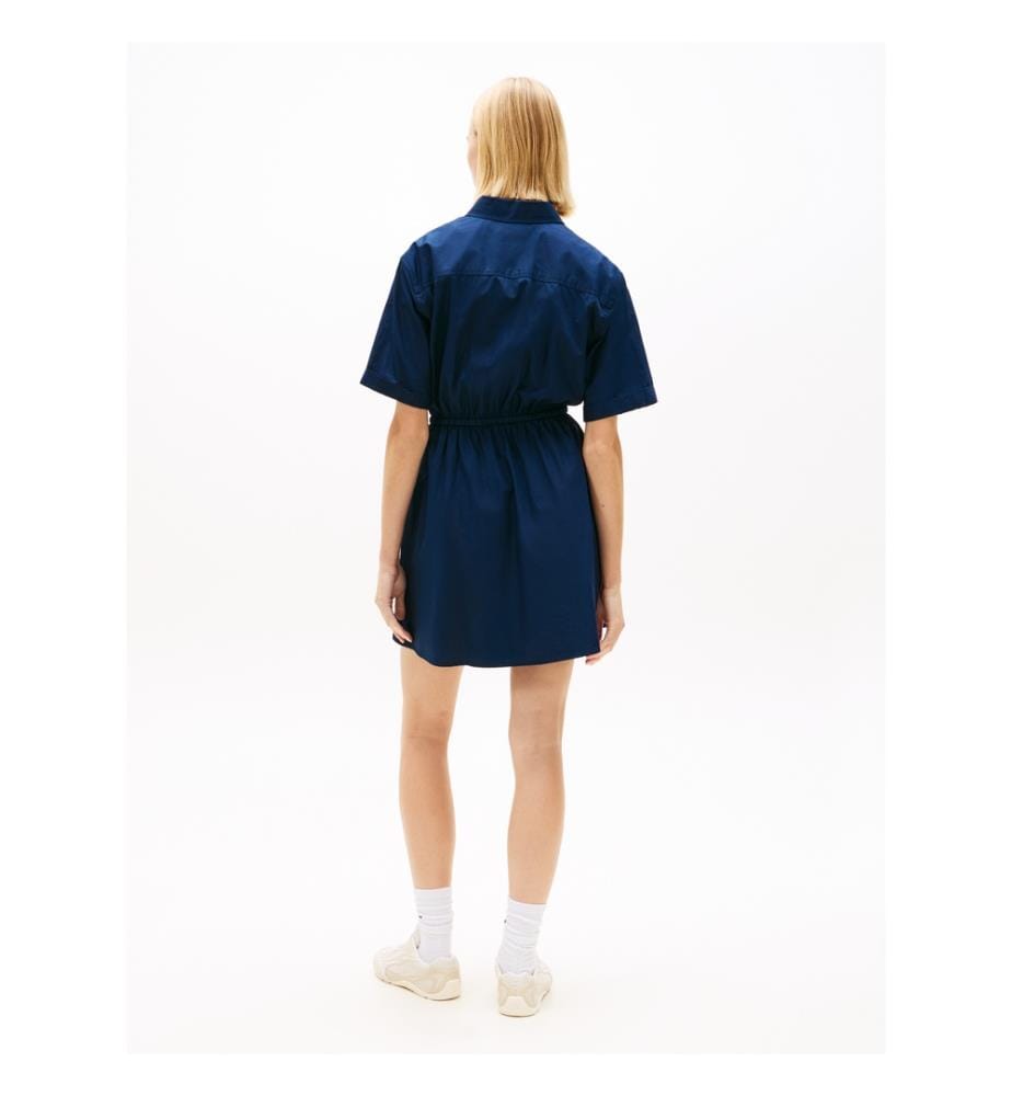 Robe Chemise Courte - Bleu Foncé