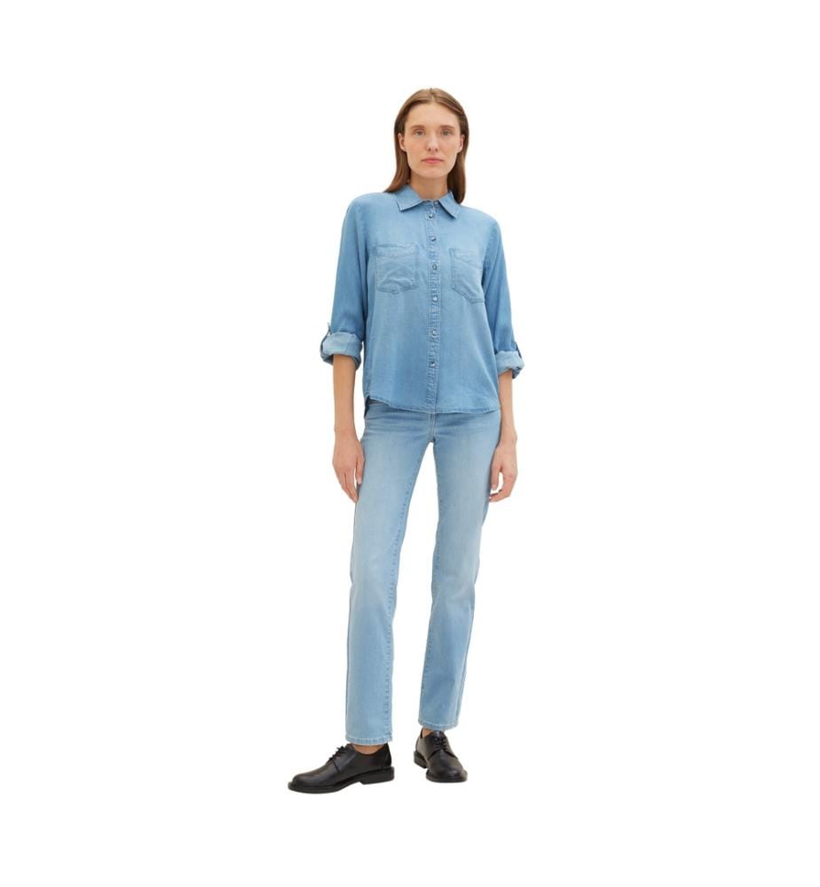 Chemisier - Clean Mid Stone Blue Denim