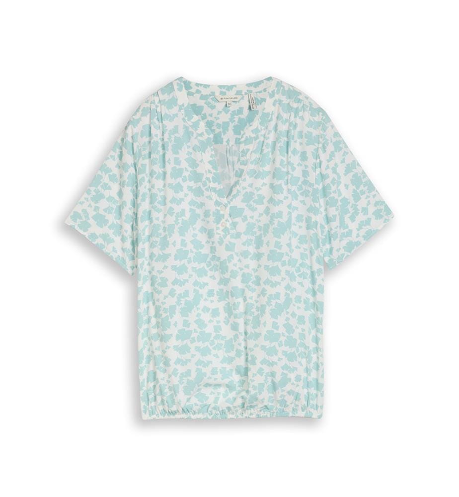 Bluse - Weiss und Blau