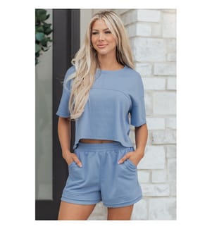Ensemble Short 2 Pièces - Bleu ciel