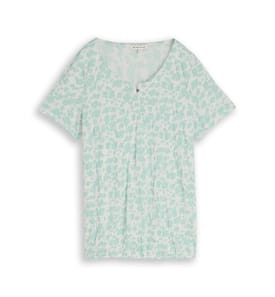 T-Shirt - Weiss und Hellblau