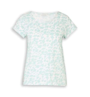 T-Shirt - Bleu Clair et Blanc