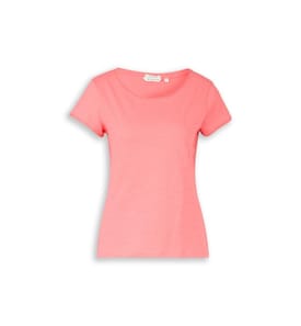 T-Shirt mit langen Ärmeln - Soft Coral Pink
