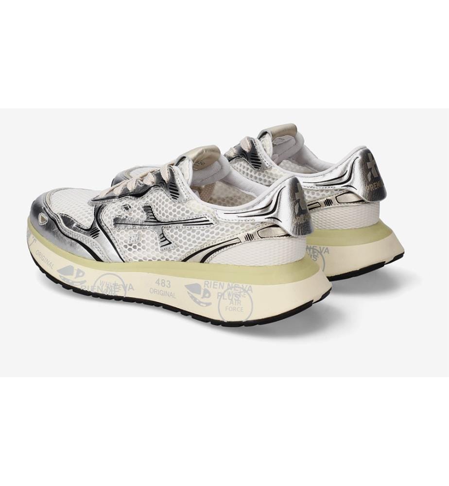 Baskets Lauryn - Gris, Noir et Naturel
