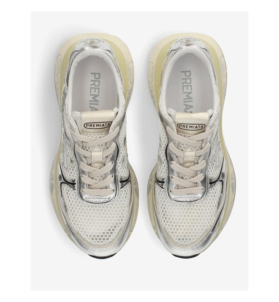 Baskets Lauryn - Gris, Noir et Naturel