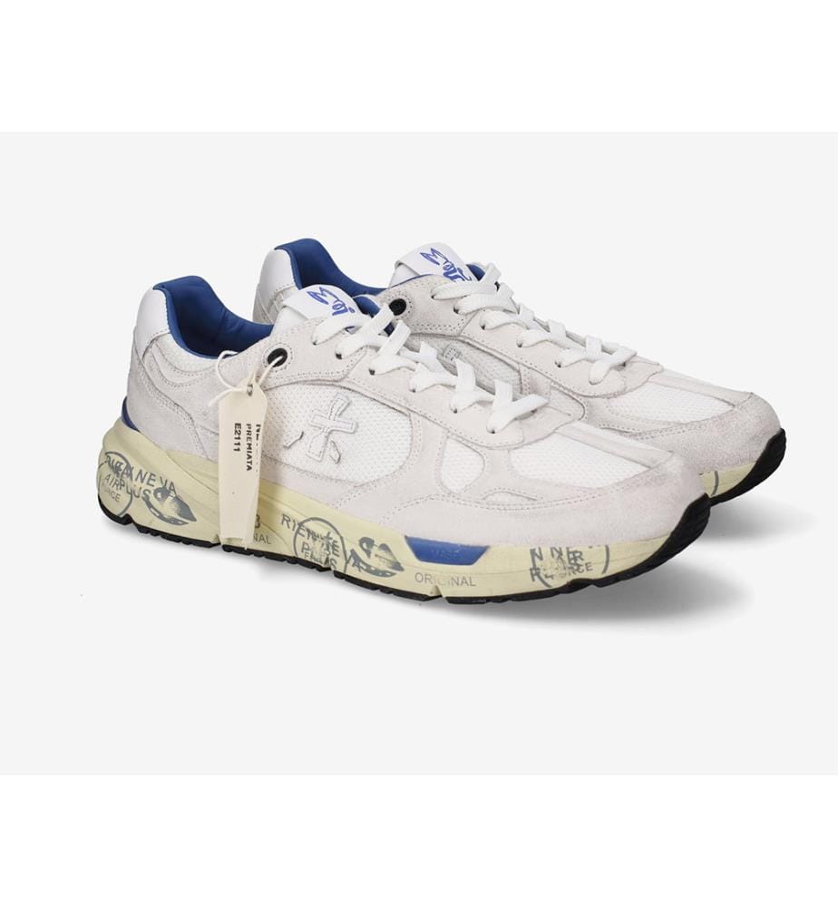 Baskets Mase - Blanc et Bleu clair