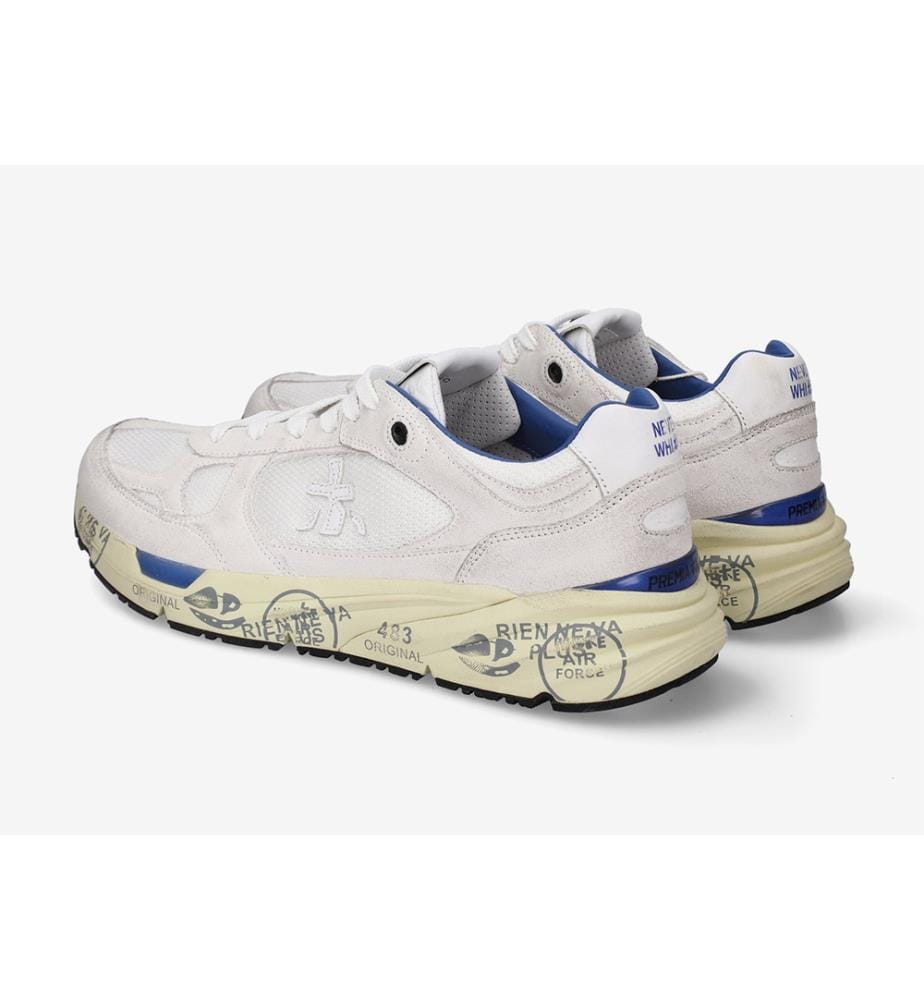 Baskets Mase - Blanc et Bleu clair