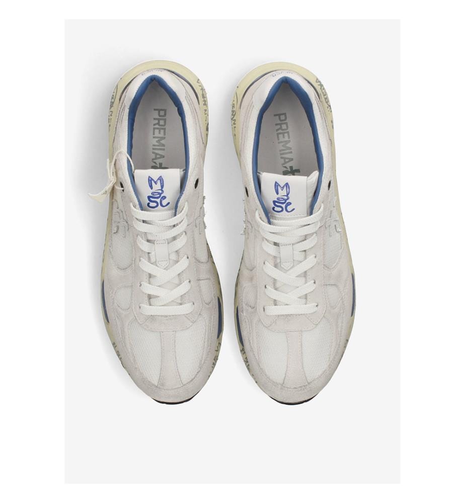 Baskets Mase - Blanc et Bleu clair