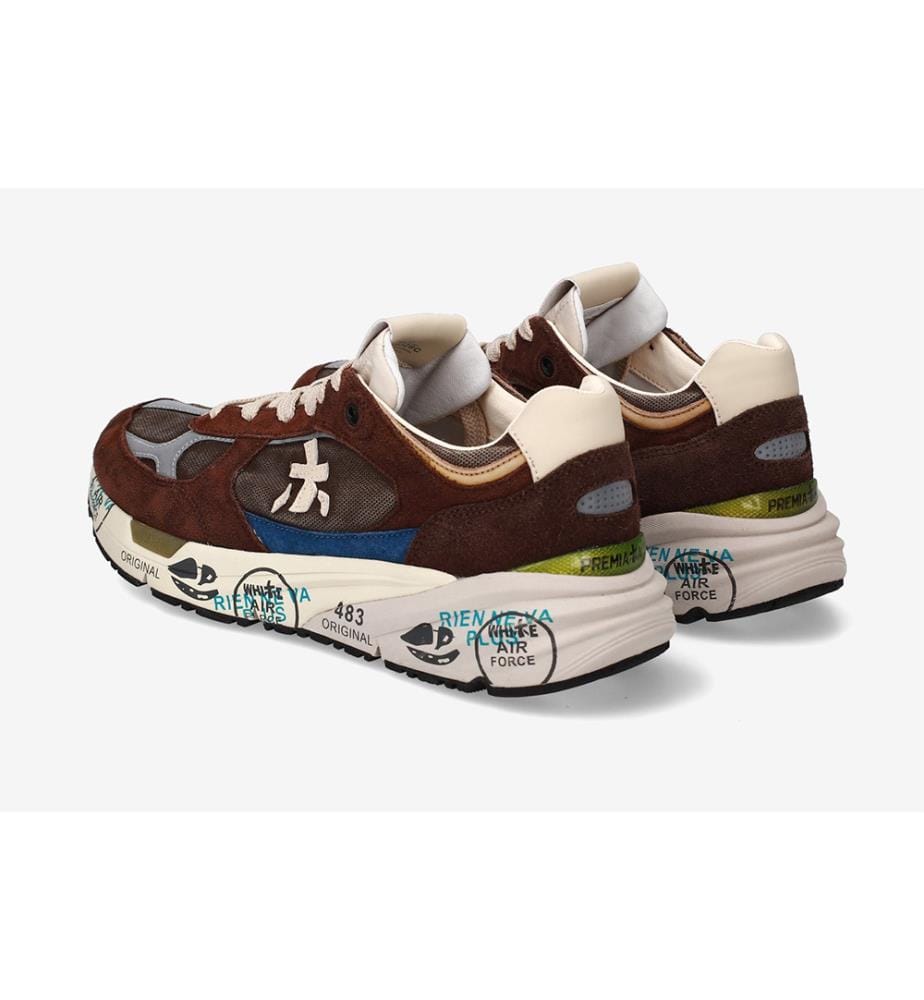 Baskets Mase - Noir, Bleu et Bordeaux