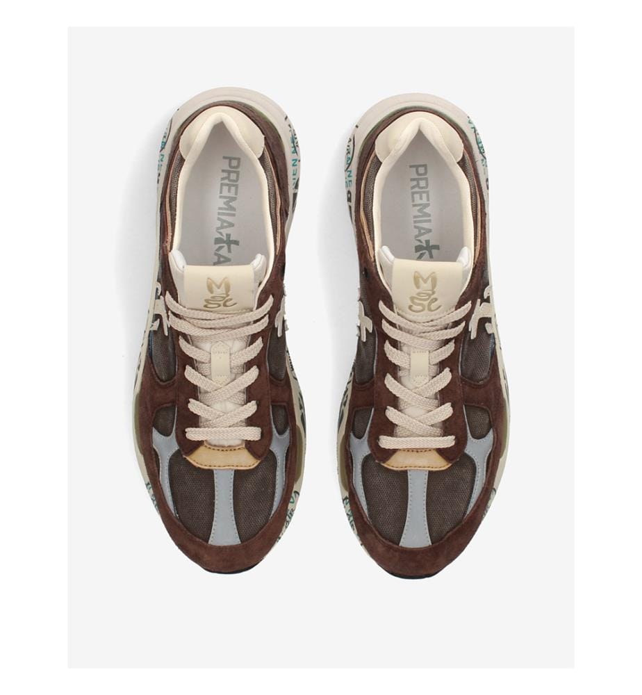 Baskets Mase - Noir, Bleu et Bordeaux