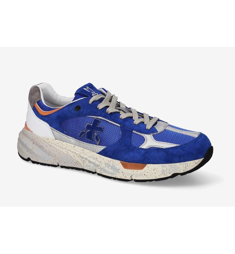 Baskets Mase - Blanc et Bleu cobalt