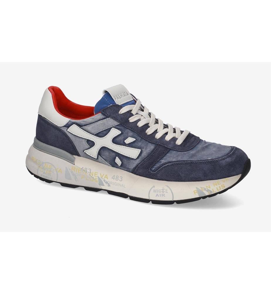 Baskets Mick - Bleu, Gris et Blanc