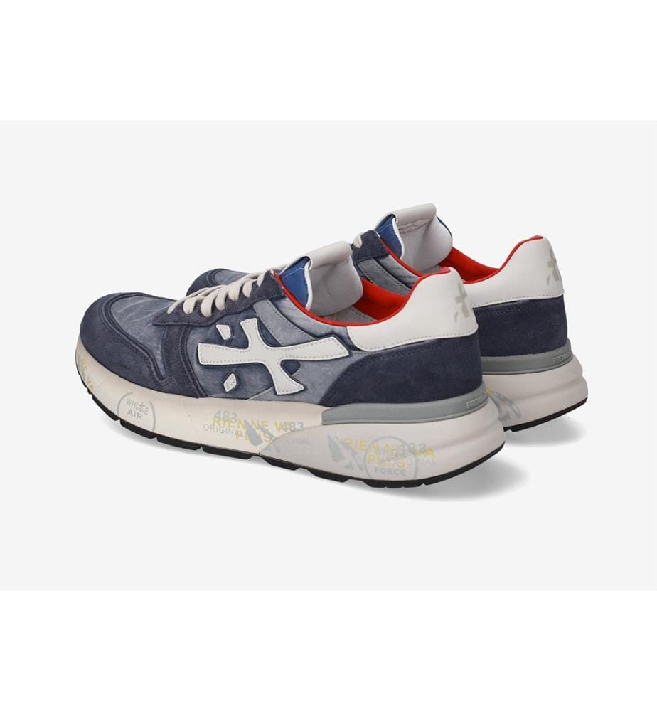 Baskets Mick - Bleu, Gris et Blanc