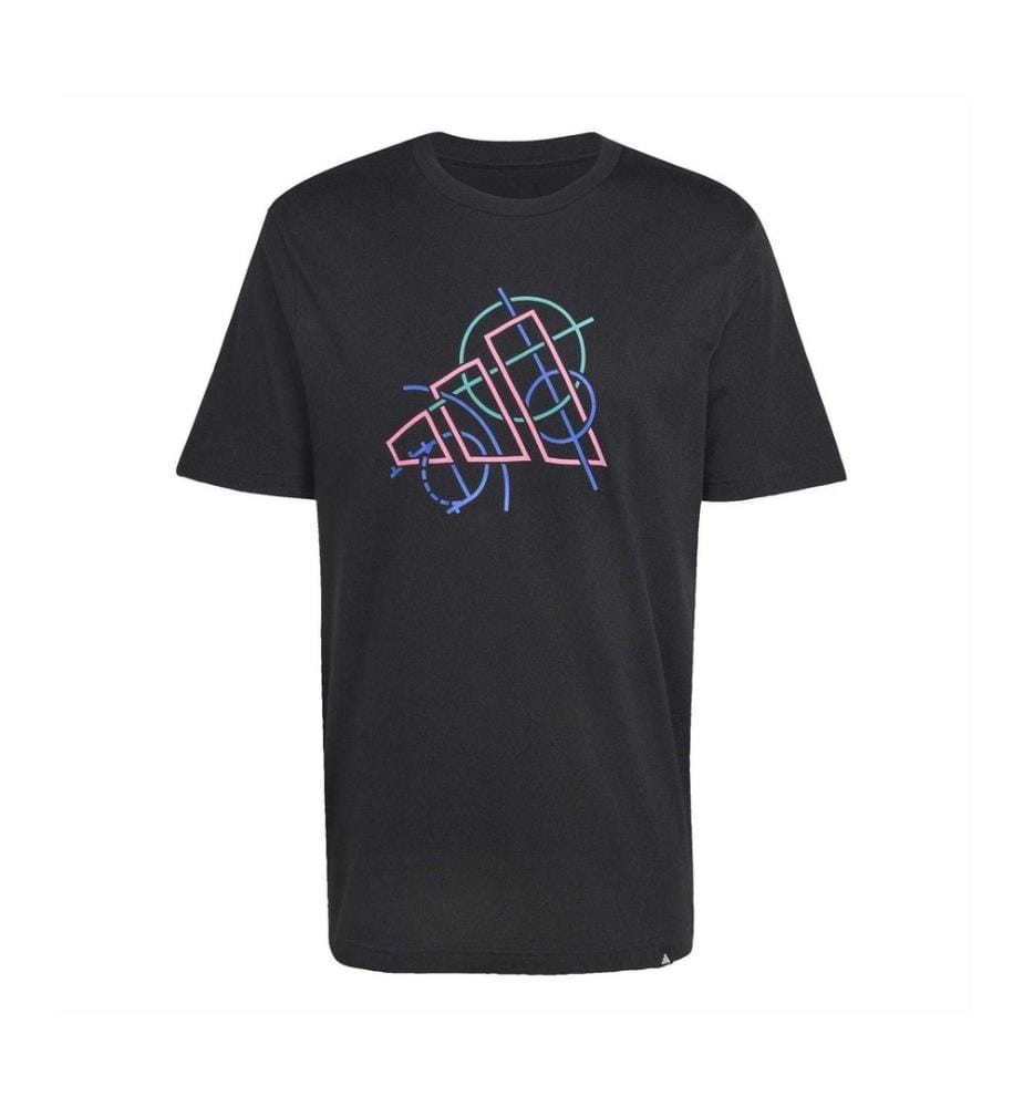 Adidas - T-shirt motif/style abstrait - Homme