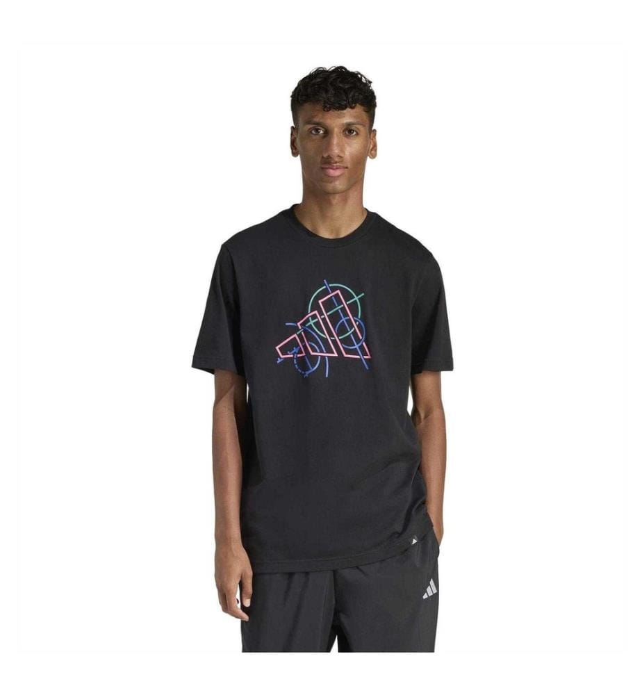 Adidas - T-shirt motif/style abstrait - Homme