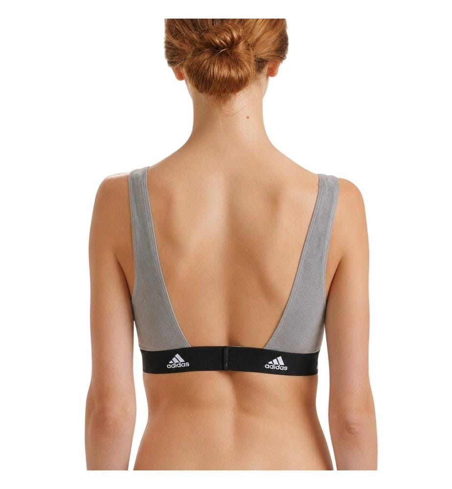 Adidas - Bralette für Damen, Runder Auschnitt, Baumwolle, Komfortabel