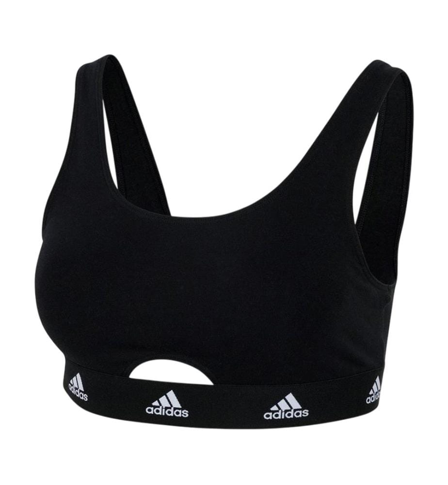 Adidas - Bralette für Damen, Runder Auschnitt, Baumwolle, Komfortabel