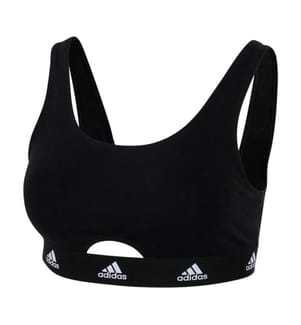 Adidas - Bralette für Damen, Runder Auschnitt, Baumwolle, Komfortabel