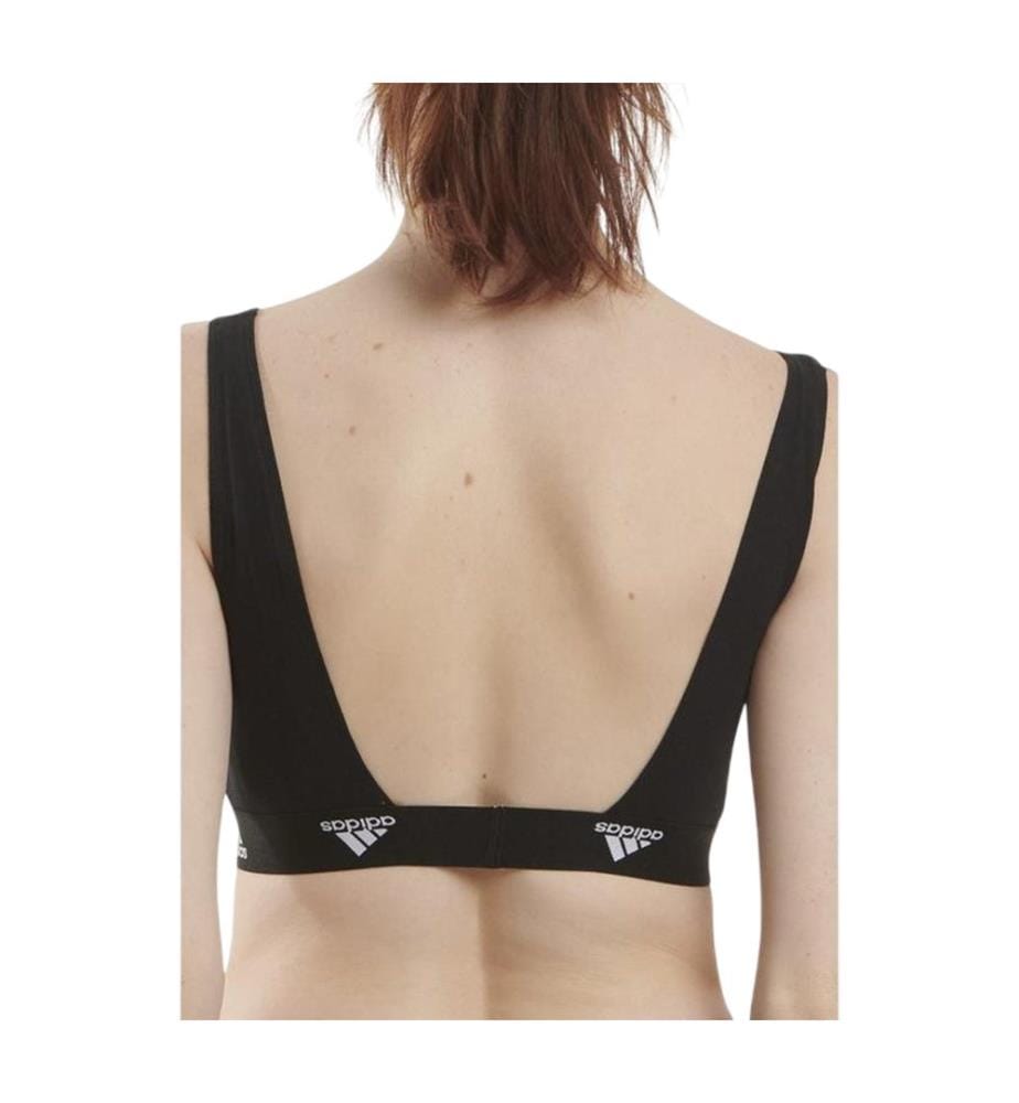 Adidas - Bralette für Damen, Runder Auschnitt, Baumwolle, Komfortabel