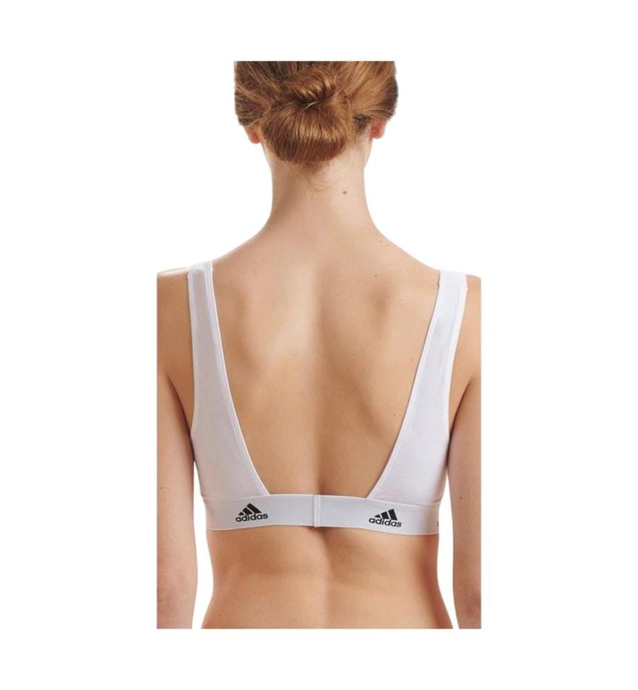 Adidas - Bralette für Damen, Runder Auschnitt, Baumwolle, Komfortabel