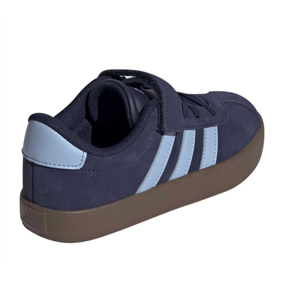 Adidas - "VL Court 3.0" 3 Streifen Sneaker für Jungen, Wildleder-Besatz