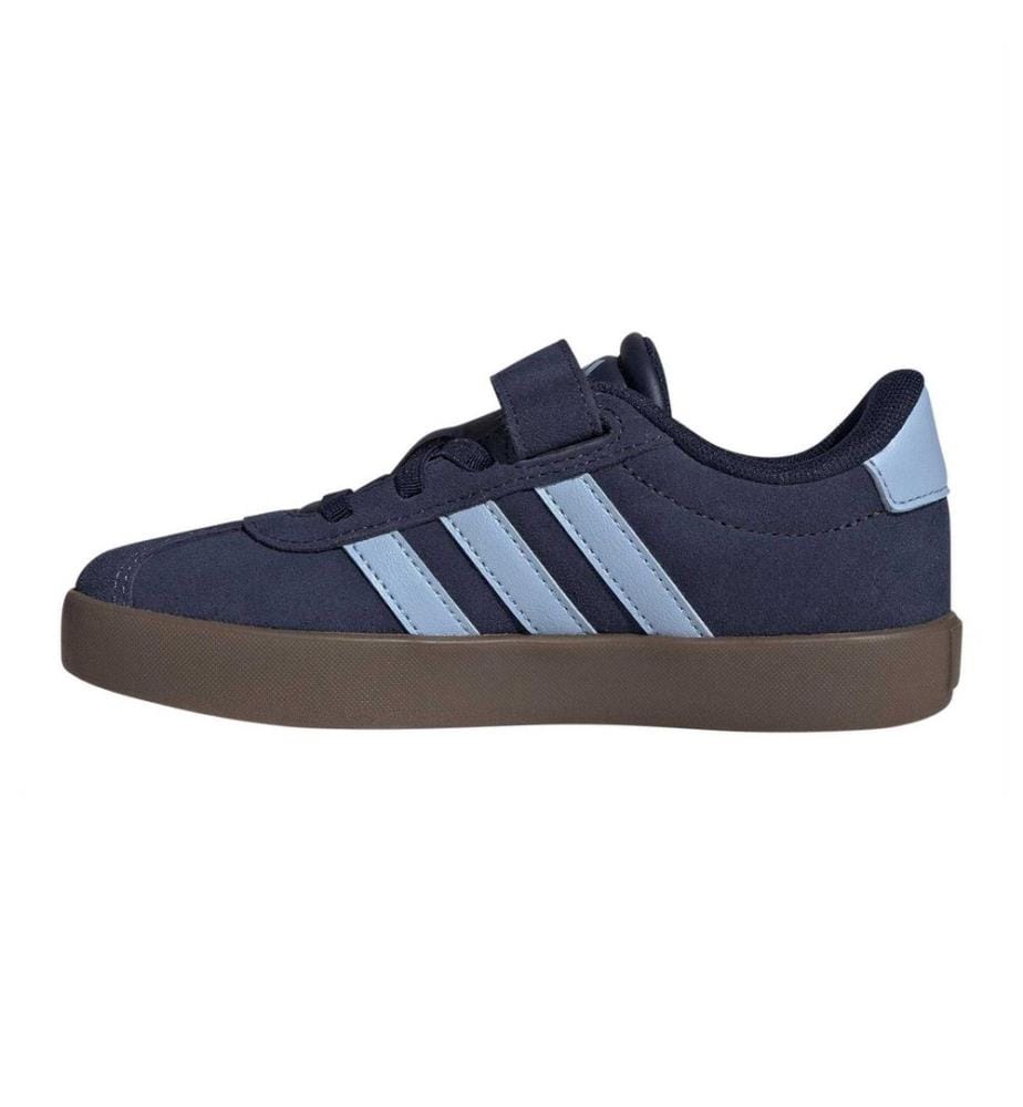 Adidas - "VL Court 3.0" 3 Streifen Sneaker für Jungen, Wildleder-Besatz