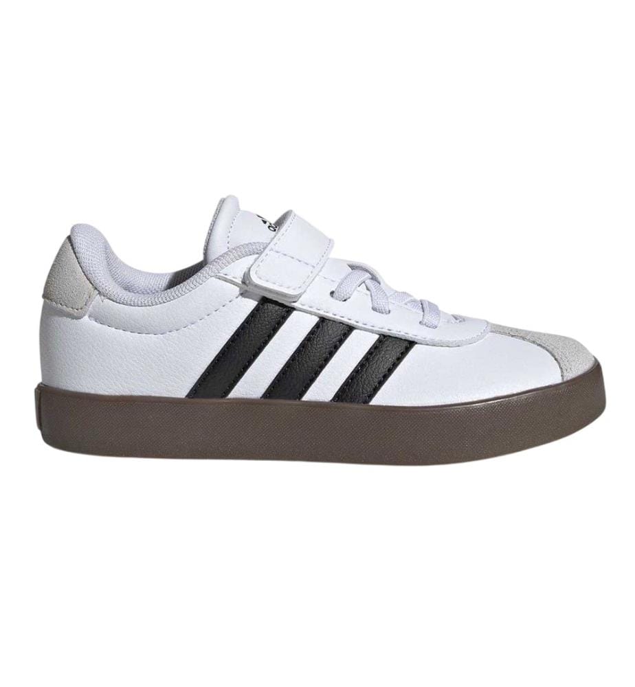 Adidas - "VL Court 3.0" 3 Streifen Sneaker für Jungen, Wildleder-Besatz