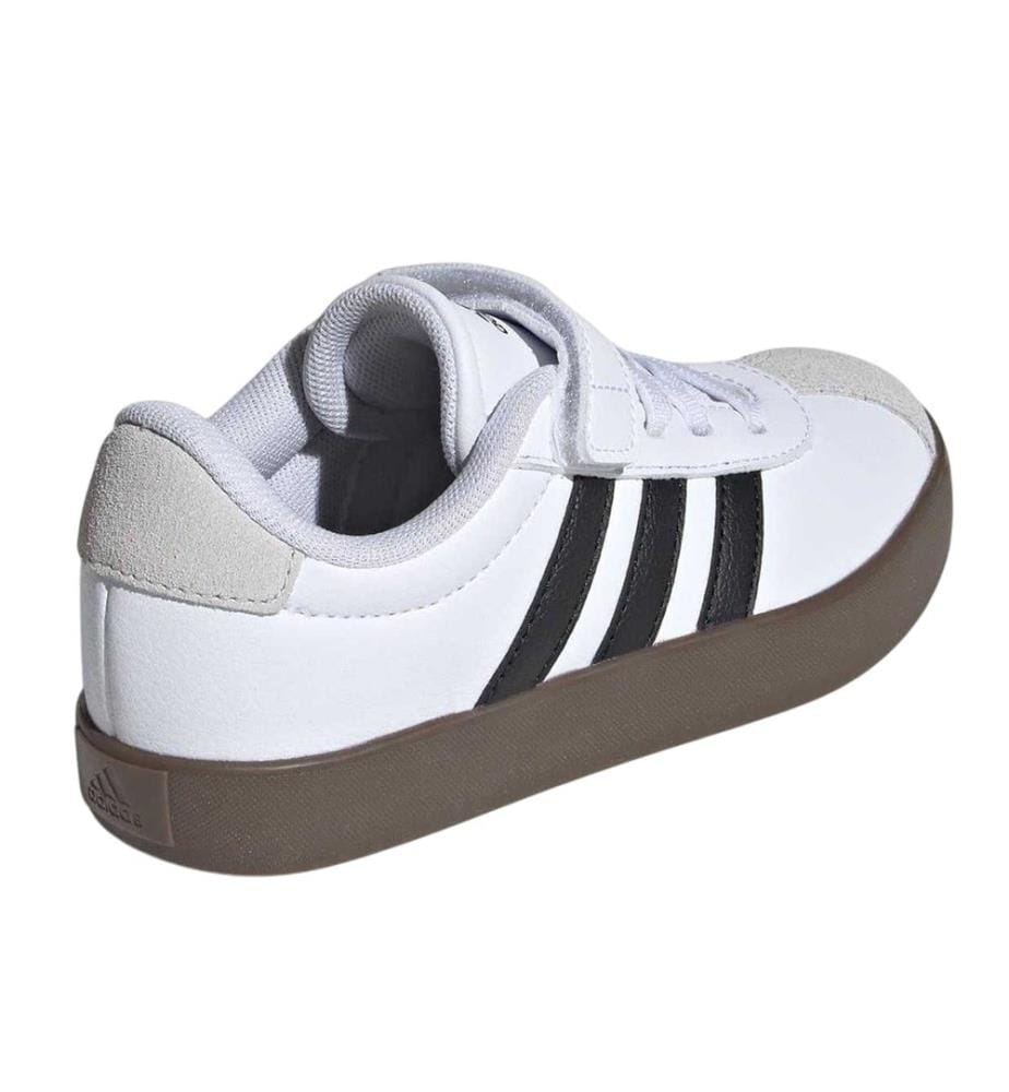 Adidas - "VL Court 3.0" 3 Streifen Sneaker für Jungen, Wildleder-Besatz