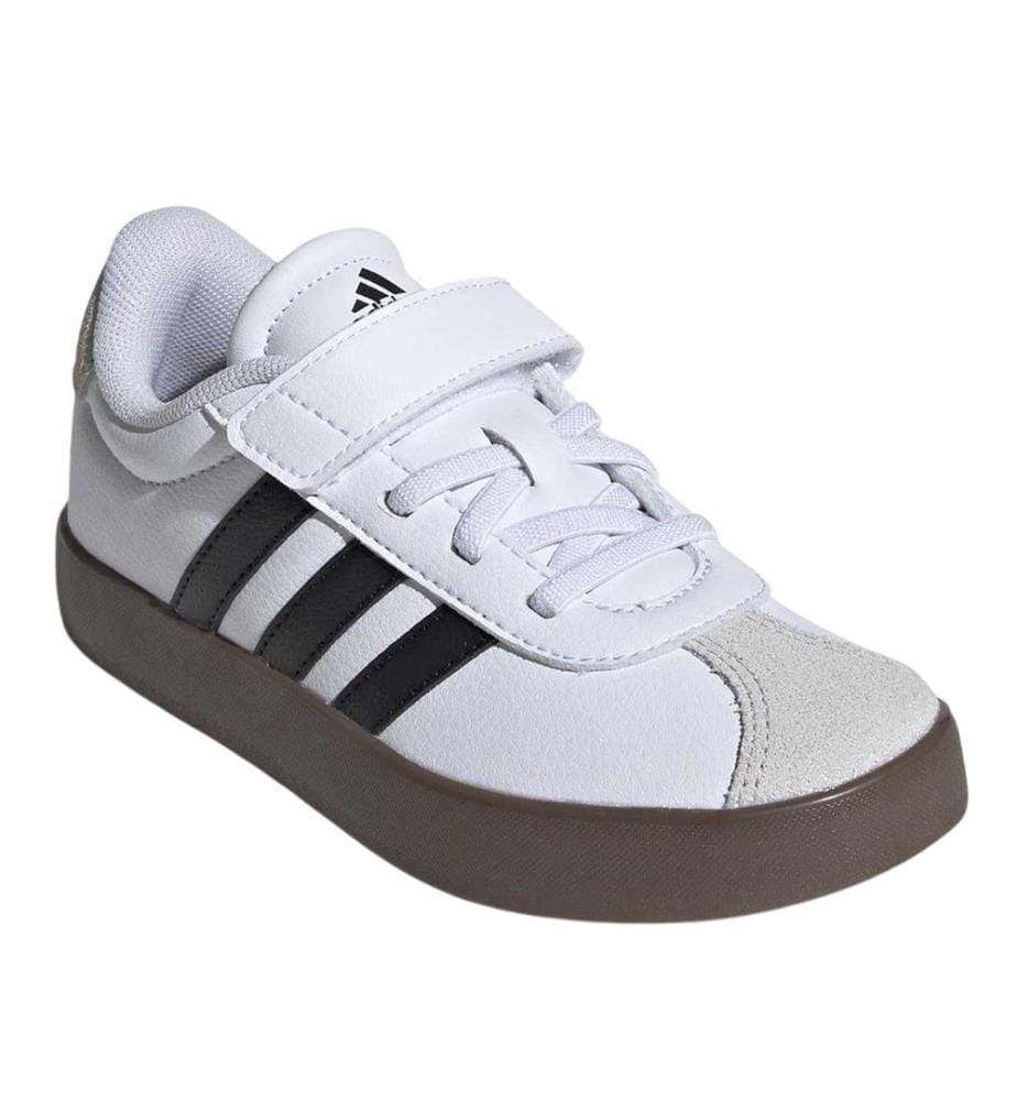 Adidas - "VL Court 3.0" 3 Streifen Sneaker für Jungen, Wildleder-Besatz