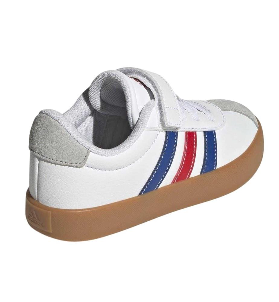 Adidas - "VL Court 3.0" 3 Streifen Sneaker für Jungen, Wildleder-Besatz