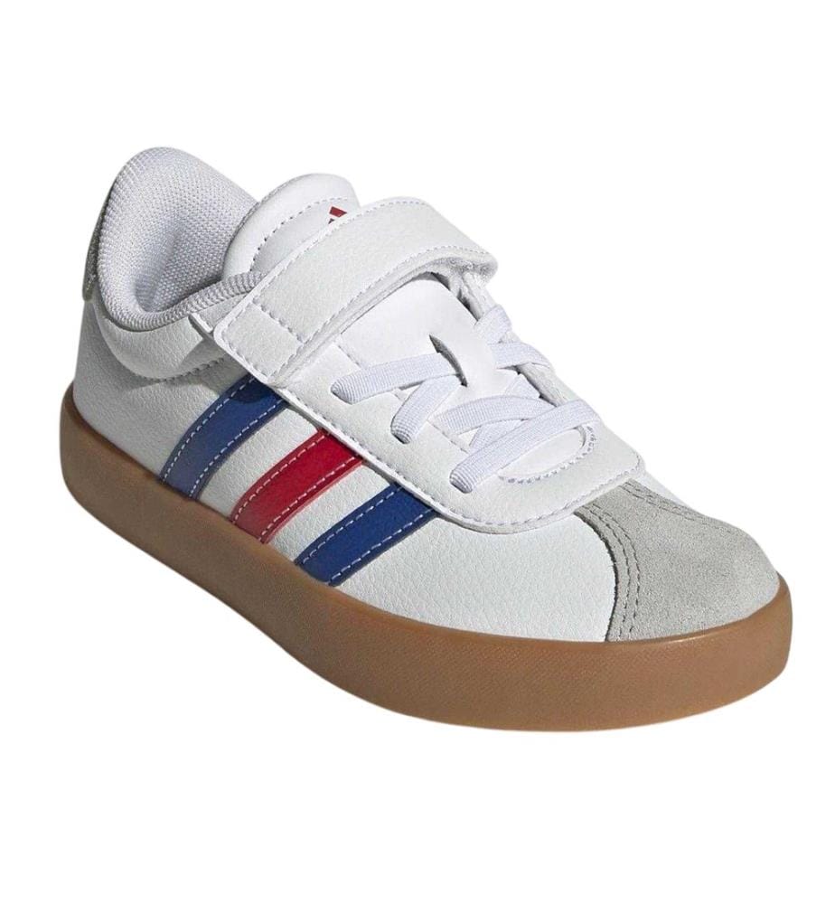 Adidas - "VL Court 3.0" 3 Streifen Sneaker für Jungen, Wildleder-Besatz