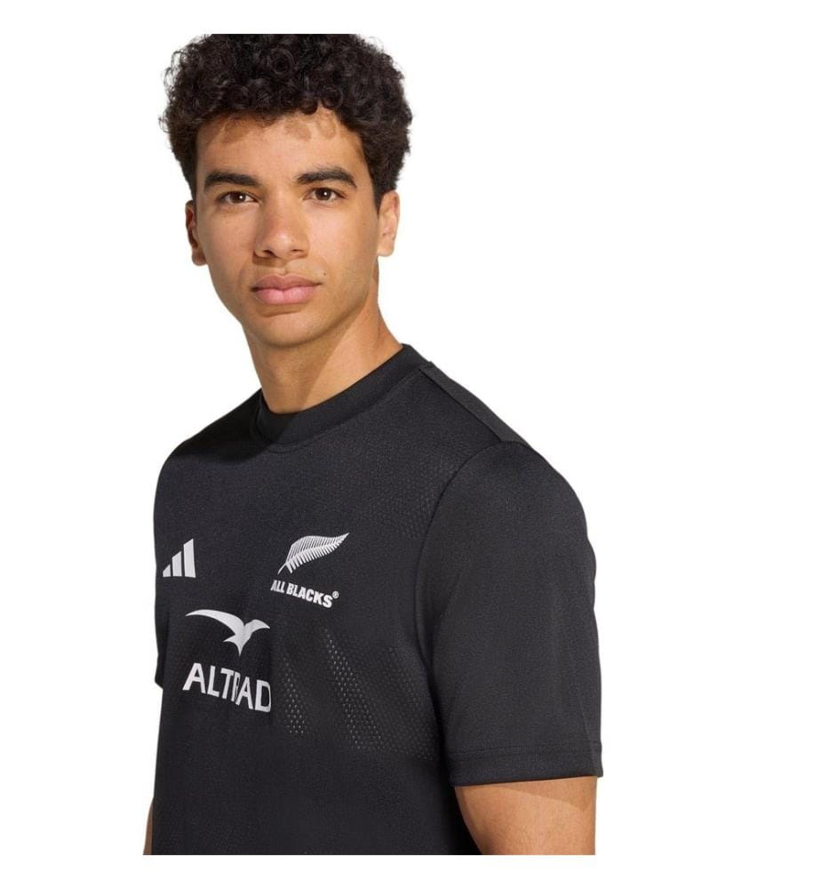 Adidas - Maillot motif/style New Zealand All Blacks - Homme