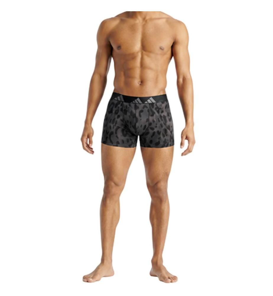 Adidas - Boxershorts für Herren, Flexibel, Baumwolle, Aktiv (3er-Pack)