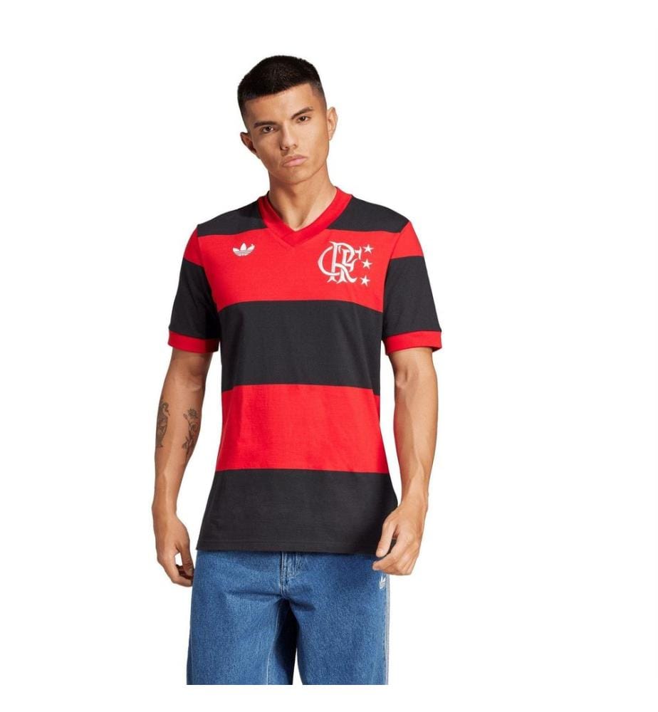 Adidas - Maillot domicile motif/style CR Flamengo - Homme