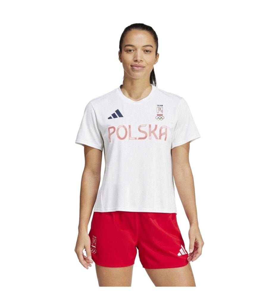 Adidas - "Olympic Poland" T-Shirt für Damen