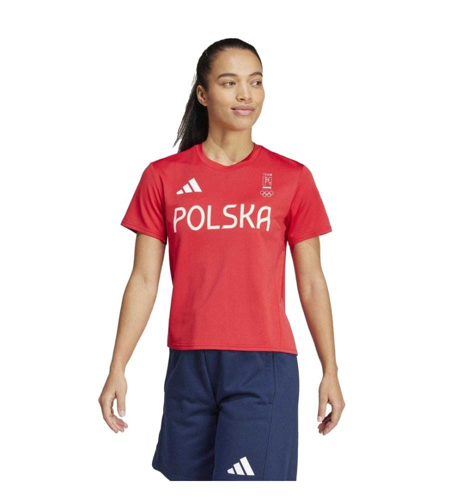 Adidas - "Olympic Poland" T-Shirt für Damen