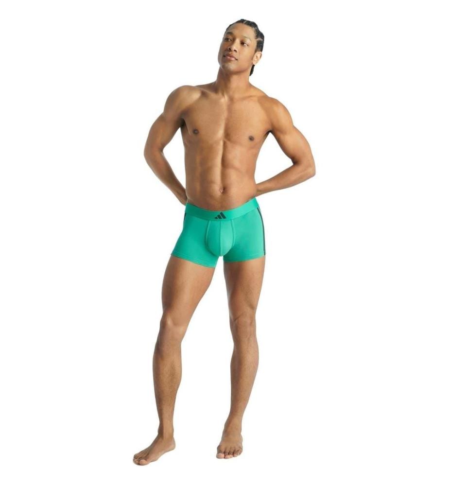 Adidas Mens Active Flex Cotton Boxer Briefs (Pack of 2)
