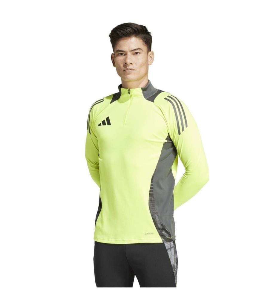 Adidas - Trikot für Herren, mit halbem Reissverschluss, Langärmlig